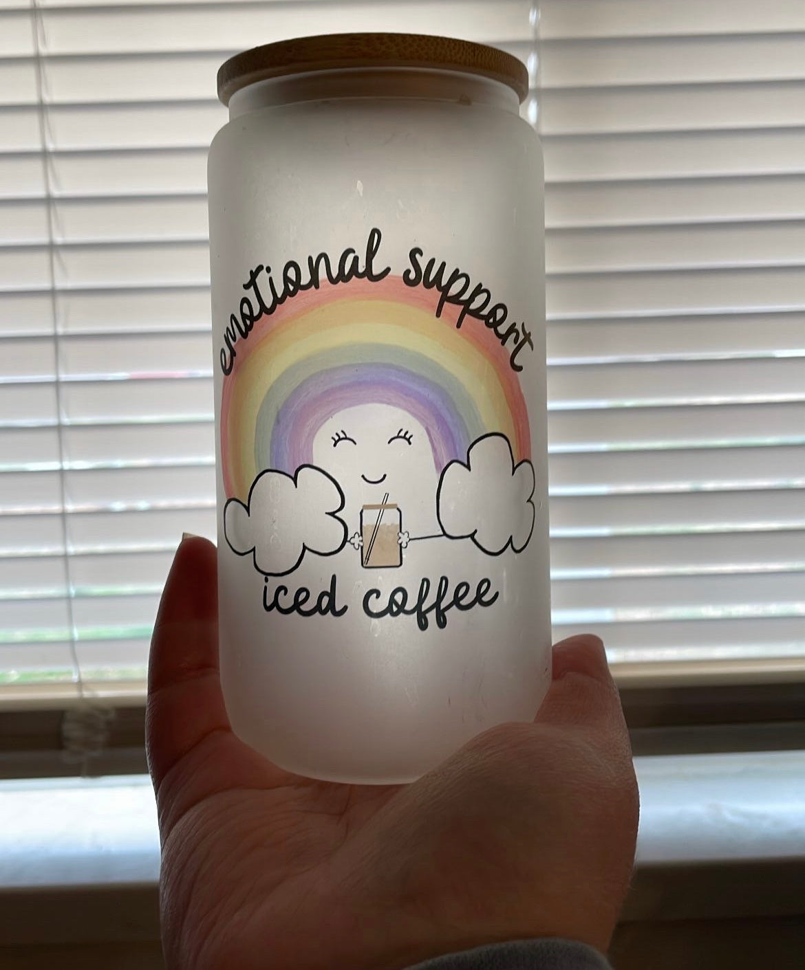 Emotional Support Iced Coffee (glass)