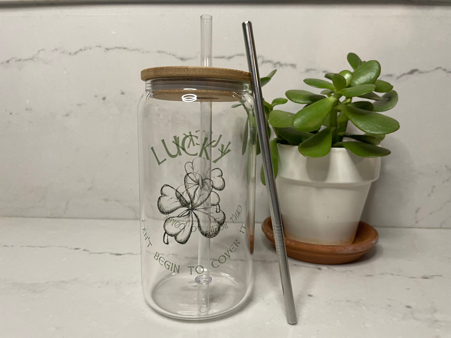 Custom 16 oz. Clear Glass